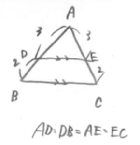 三角形の辺の比　図
